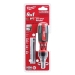 Milwaukee® 48-22-2322 9-in-1 Square Drive Multi-Bit Ratcheting Driver, 1/4 in Drive, #1, #2, #3 Bit, 9 -Piece, 9 in L