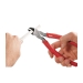 Milwaukee® 48-22-6108 Diagonal Cutting Pliers, Steel, 4 in L, 0.88 in L Blade, 11-1/4 in W, Red/Silver, 1.15 in Height
