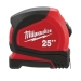 Milwaukee® 48-22-6625 Compact Tape Measure, 3.13 in Length, 1.65 in Width, 3 in Height, 25 ft Blade Length