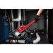 Milwaukee® 48-22-7124 Pipe Wrench, 3 in Jaw, Steel Body, 24 in Length, Black/Red, Ergonomic Handle, Black Oxide