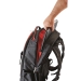 Milwaukee® 48-22-8200 Jobsite Backpack, Nylon, 15.4 in H, 9 in W, 19.9 in D, 35 -Pocket, Black/Red