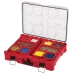 Milwaukee® PACKOUT™ 48-22-8430 Organizer, Polymer, 4.6 in H, 19.7 in W, 15.2 in D, 75 lb Load, 10 -Compartment, Red