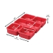 Milwaukee® PACKOUT™ 48-22-8431 Low-Profile Organizer, Polypropylene, 2-1/2 in H, 19.7 in W, 16.3 in D, 10 -Compartment
