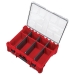 Milwaukee® PACKOUT™ 48-22-8432 Deep Organizer, Polymer, 7 in H, 19.7 in W, 15.2 in D, 50 lb Load, 6 -Compartment, Red