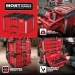 Milwaukee® PACKOUT™ 48-22-8442 2-Drawer Tool Bo, Metal/Polymer, 14.3 in H, 22.2 in W, 16.3 in D, 50 lb Load, Black/Red