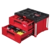 Milwaukee® PACKOUT™ 48-22-8442 2-Drawer Tool Bo, Metal/Polymer, 14.3 in H, 22.2 in W, 16.3 in D, 50 lb Load, Black/Red