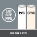 Oatey® 30328 Heavy-Duty Industrial Cement, Applicable Materials: CPVC, PVC, 16 oz Net Content, Gray, 1 to 5 min Setting
