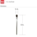 Oatey® 30711 Acid Brush, Horse Hair Bristle, 6 in Length, 3/8 in Diameter