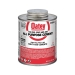 Oatey® 30834 All-Purpose Cement, Applicable Materials: ABS, CPVC, PVC, 16 oz Net Content, Milky Clear