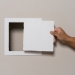 Oatey® 34045 Access Panel, HIPS, Flush, Surface Installation / Mounting, 10-1/4 in Length, 10-1/4 in Width, White