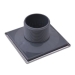 Oatey® 42287 Testable Drain, For Pipe Size: 2 in, PVC Body, Stainless Steel Grate, Polished, Drain Function Type