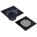 Oatey® 42291 Testable Drain, For Pipe Size: 2 in, PVC Body, Oil-Rubbed Bronze, Drain Function Type