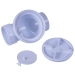 Oatey® 43904 Backwater Valve, 4 in Inlet Connection, 4 in Outlet Connection, PVC Body