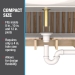Oatey® FTD5135P Universal Free-Standing Tub Drain, For Pipe Size: 1-1/2 in, 2 in, PVC Body, Drain Function Type