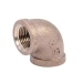 PLUMBMASTER® 83292NL 90 deg Elbow, Elbow Fitting, 1 in Connection Size 1, Connection Type 1: FIP, 90 deg Angle, Brass
