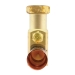 PROTECH™ 61-21368-16 Service Valve, Service Valve, 7/8 in Connection Size 1, Connection Type 1: Sweat ODF, Brass