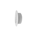 PrimexVents RDV4S01 Soffit Vent, 6.7 in Width, 6.7 in Height, For Duct Size: 4 in, Round Duct, Plastic, Snow White