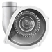 Rheem® 70-24157-03 Induced Draft Blower, 120 V, For Use With: Model RGDG, RGDJ, RGLG, RGLH and RGLJ Gas Furnaces