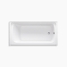 STERLING® 71171120-0 Bath Tub, Floor Installation / Mounting, 60 in Length, 30 in Width, 19 in Height, Acrylic, White
