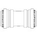 SharkBite™ SharkBite Max™ UXL0141 Coupling, 1-1/2 in, Push-to-Connect, Coupling, 1-1/2 in, Push-to-Connect, Brass