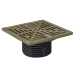 Sioux Chief FinishLine™ 832-3HNQ Finish Fixture Floor Drain, Square, 5-7/8 in, Nickel Bronze, Drain