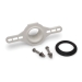 Sioux Chief 868-5P Urinal Flange Kit, 2 in Inlet, Hub Inlet, 2-3/4 in Outlet, PVC, 3-1/2 in H, 8-1/8 in W, 1-3/8 in D