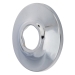 Sioux Chief 910-2 Shallow Escutcheon, For Pipe Size: 1/2 in, Steel, Chrome-Plated, 5/8 in Diameter