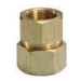 TracPipe® AutoFlare® FGP-FSTF-500 Straight Fitting, 1/2 in Connection Size 1, Connection Type 1: Female, Brass