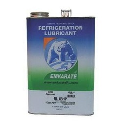 Nu-Calgon 4316-76 Emkarate Refrigeration Oil, 1 Gal, Light Yellow, Mild, 72.3 sq-mm/s Viscosity