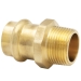 WOLVERINE BRASS® 450-755P Adapter, Adapter Fitting, 1 in Connection Size 1, Connection Type 1: Press