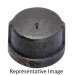 WOLVERINE BRASS® ProSeries 55163 Cap, Cap Fitting, 1/2 in Connection Size 1, Connection Type 1: FIP, Black-Coated, Iron
