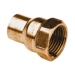WOLVERINE BRASS® ProSeries 55359X Adapter, 1/2 in Connection Size 1, Connection Type 1: FIP, Adapter Fitting, Copper