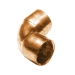 WOLVERINE BRASS® ProSeries 55398X Elbow, 1 in Connection Size 1, Connection Type 1: C, 90 deg Angle, Elbow Fitting