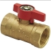 WOLVERINE BRASS® 56076 Ball Valve With Lever Handle, Ball Valve, 1 in Nominal, 1 in Connection Size 1, Brass Body