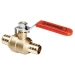 WOLVERINE BRASS® 56212NL Ball Valve, Ball Valve, 3/4 in Nominal, 3/4 in Connection Size 1, Connection Type 1: F1807 PEX