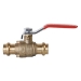 WOLVERINE BRASS® 56270NL Ball Valve, Ball Valve, 1/2 in Nominal, 1/2 in Connection Size 1, Connection Type 1: Press