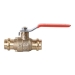 WOLVERINE BRASS® 56271NL Ball Valve, Ball Valve, 3/4 in Nominal, 3/4 in Connection Size 1, Connection Type 1: Press