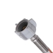 WOLVERINE BRASS® 57580 Toilet Connector, 12 in Length, 3/8 in Connection Size 1, Connection Type 1: Tube