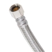 WOLVERINE BRASS® 57581 Toilet Connector, 16 in Length, 3/8 in Connection Size 1, Connection Type 1: Tube