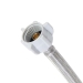 WOLVERINE BRASS® 57581 Toilet Connector, 16 in Length, 3/8 in Connection Size 1, Connection Type 1: Tube