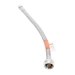 WOLVERINE BRASS® 57670 Toilet Connector, 12 in Length, 3/8 in Connection Size 1, Connection Type 1: Tube