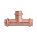 WOLVERINE BRASS® 99617 Press Tee, Tee Fitting, 1/2 in Connection Size 1, Connection Type 1: Compression, Copper