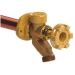 WOODFORD® 17P-12-MH Anti-Siphon Wall Faucet, Freezeless Hydrant, 1/2 x 3/4 in Inlet, FPT x MPT Inlet, 3/4 in Outlet