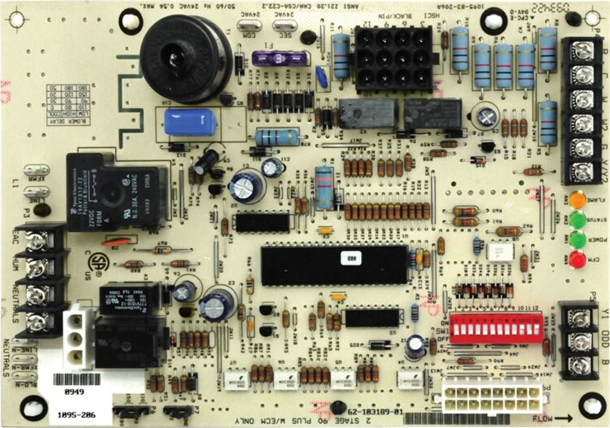 Rheem® 62-103189-01 24V Integrated Furnace Control Board - For RGRM / RGTM