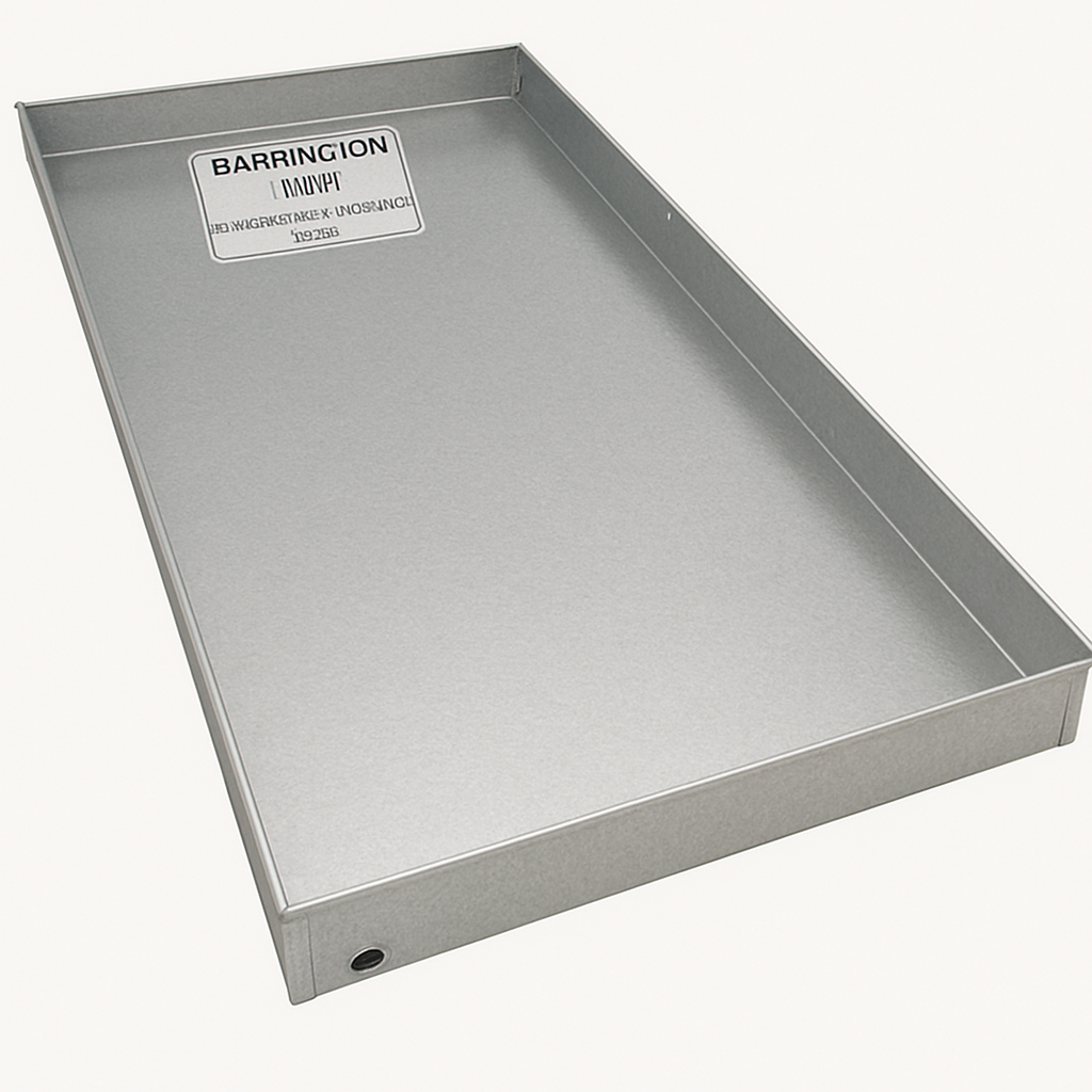 Barrington® 703571 Galvanized Steel Drain Pan - 72 x 33