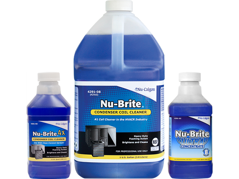 Nu-Calgon 4291-08 Nu-Brite Coil Cleaner - 1 gal, Liquid