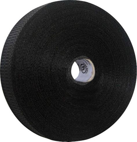 CAMBRIDGE™ PS134B PS-134 Series Polypropylene Duct Hanger Strap - 440 lbs Load, 300 ft L, 1.75 x Black