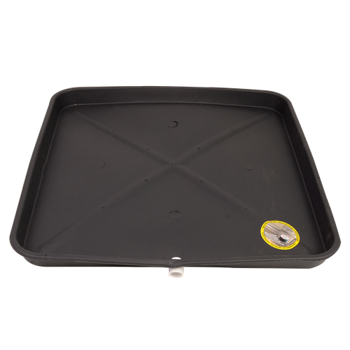 DiversiTech® 6-3030L Asurity Plastic Secondary Drain Pan - 30 x 30 x 2.5 in