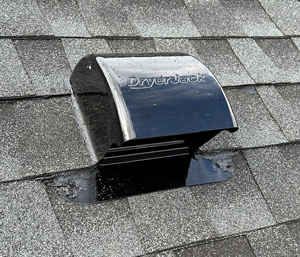 DryerWallVent® DJK477KR Low Profile Round 4.125 in Dryer Roof Vent - 22 ga, Damper Included